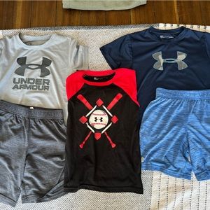 Under Armour Short Sleeve Shirts and Shorts Sets - 3 Sets